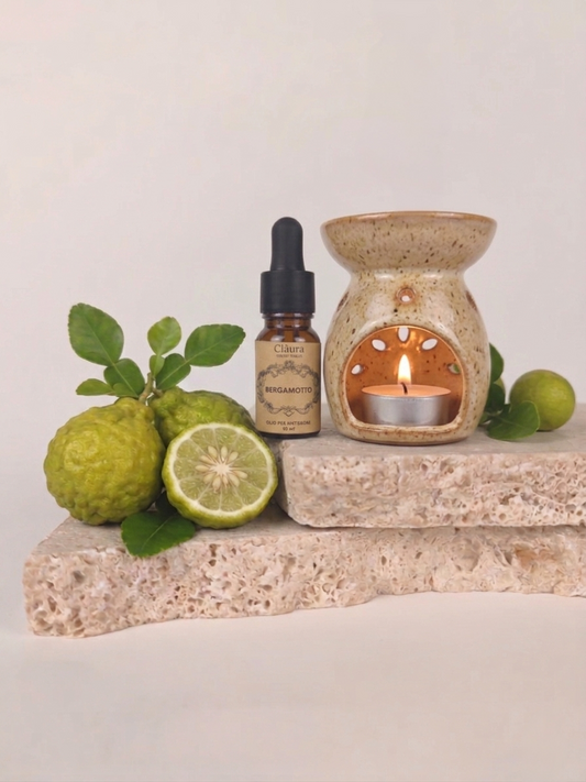 olii profumati per diffusori bergamotto ginepro melograno legno d'ulivo rosmarino zagara boccetta marrone con contagocce naturali