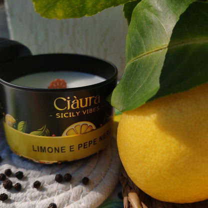 CANDELA 150 gr. - LIMONE E PEPE NERO