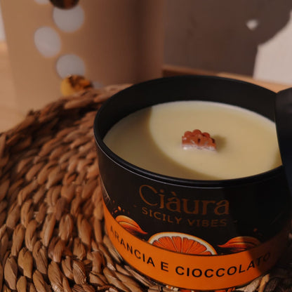CANDELA 150 gr. - ARANCIA E CIOCCOLATO