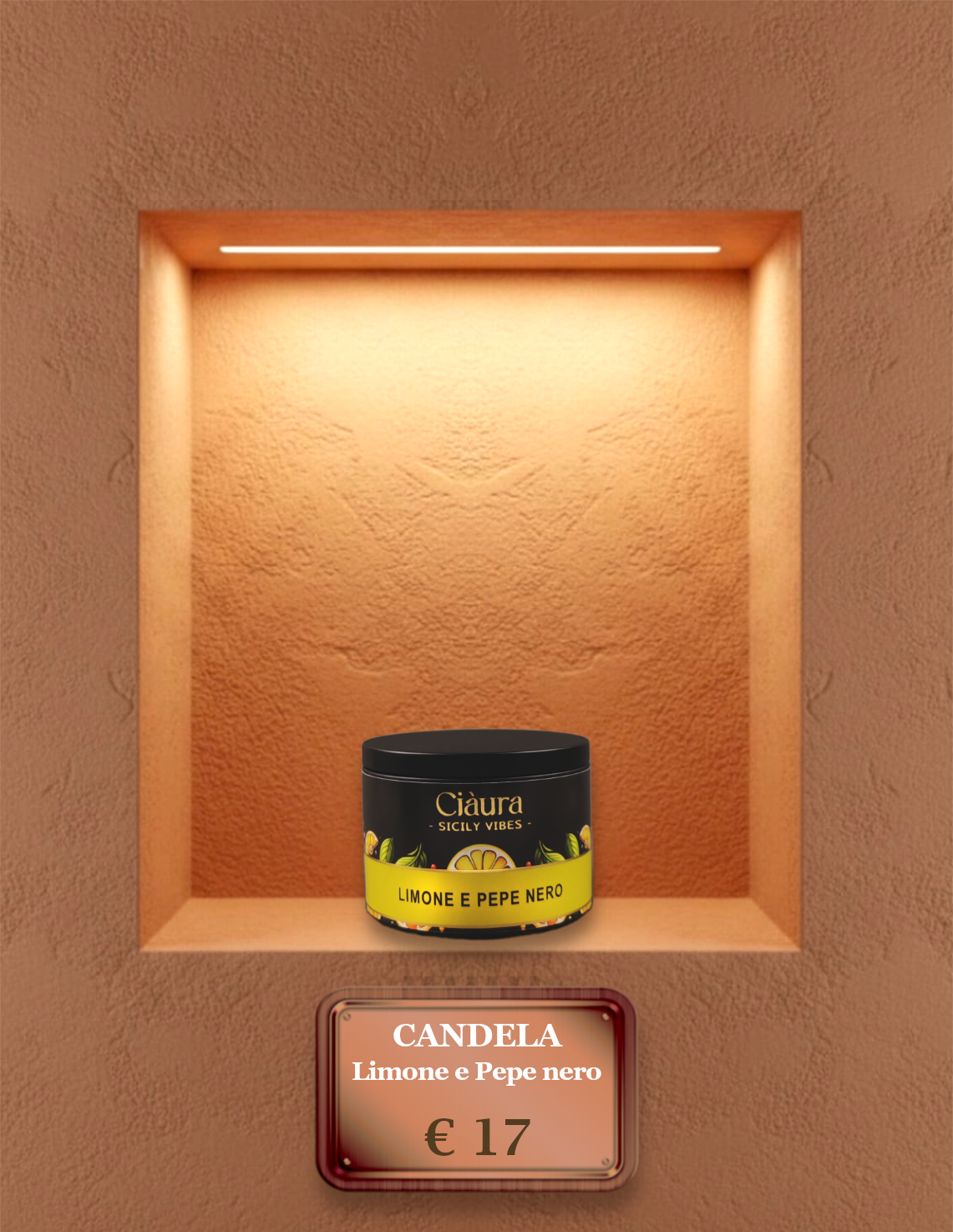 Candela Limone e Pepe nero