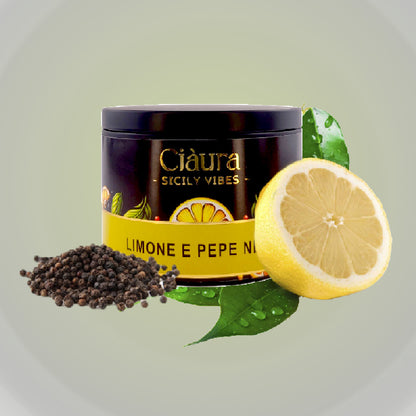 CANDELA 150 gr. - LIMONE E PEPE NERO