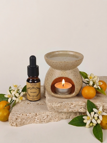 olii profumati per diffusori bergamotto ginepro melograno legno d'ulivo rosmarino zagara boccetta marrone con contagocce naturali