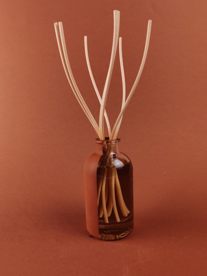 PROFUMATORE A BASTONCINI - DOUBLE - VETRO E TERRACOTTA