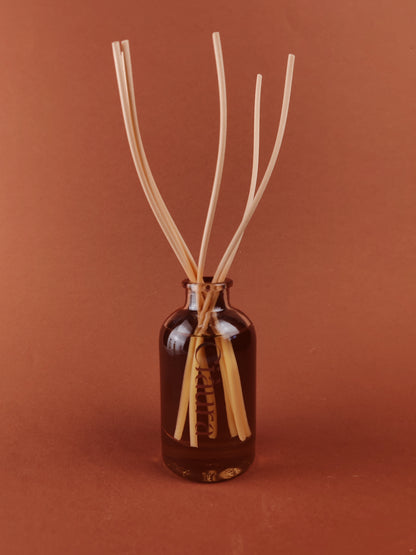 PROFUMATORE A BASTONCINI - DOUBLE - VETRO E TERRACOTTA