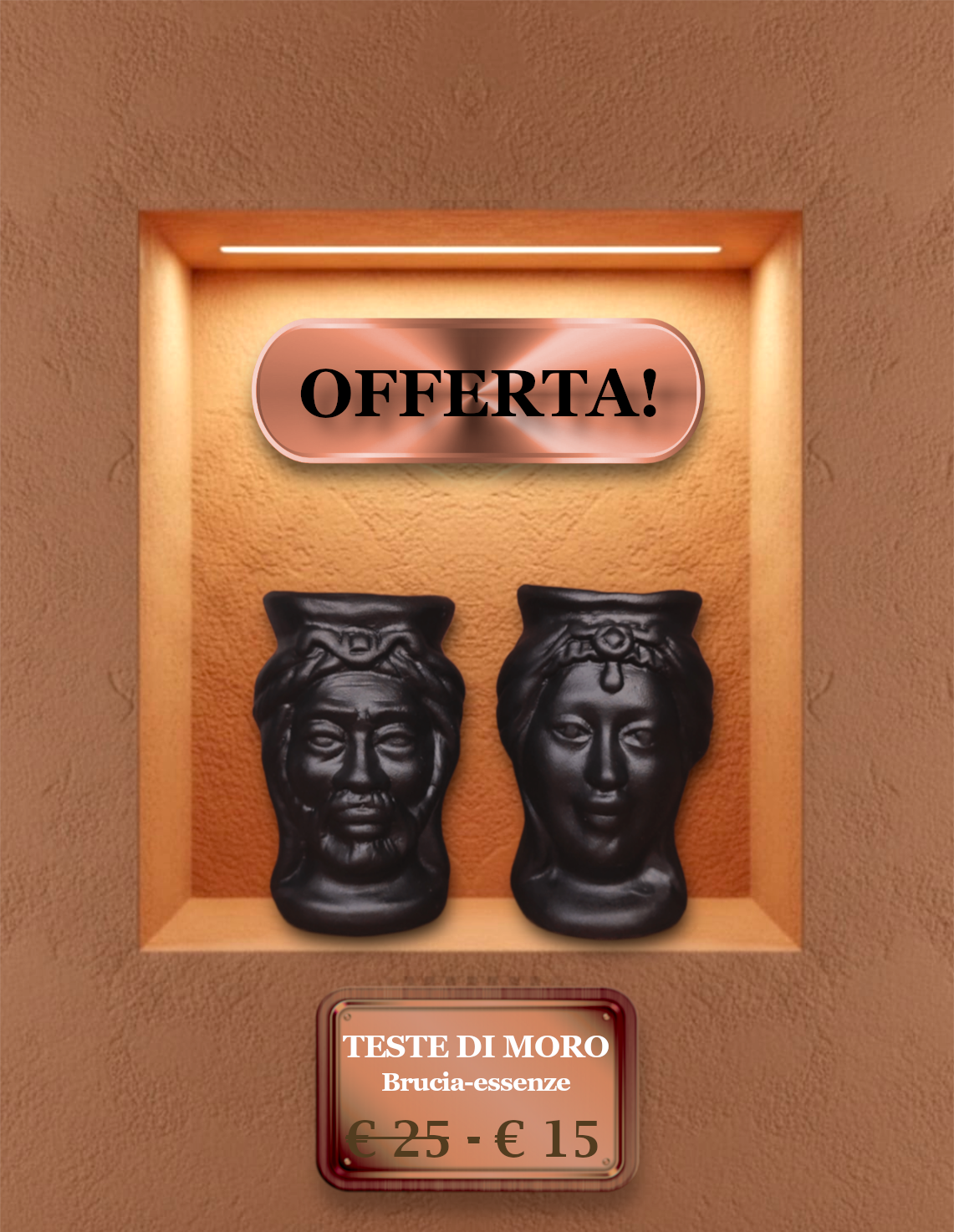Teste di Moro Bruciaessenze
